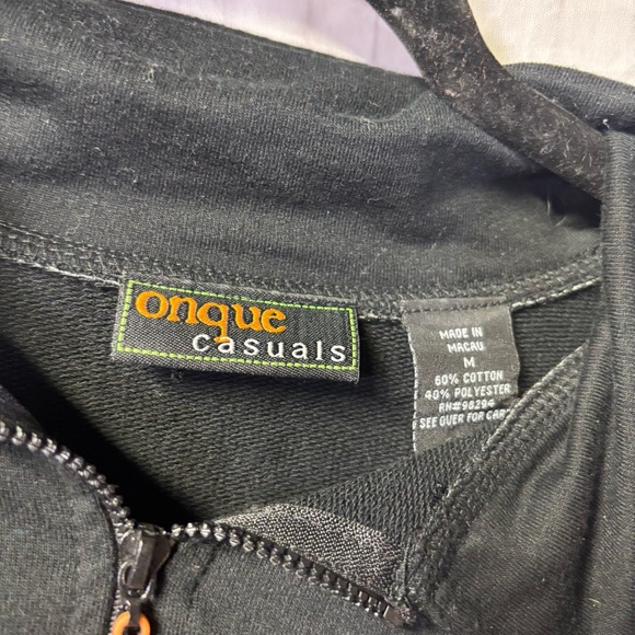 Vintage Embroidered Halloween zip up Jacket Medium - Picture 3 of 8